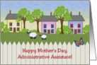 Mother’s Day to Administrative Assistant, primitive card