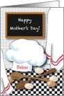 Mother’s Day, to Baker, kitchen card