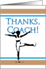 Thank You to Gymnastics Coach card