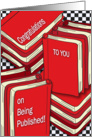 Congratulations on Being Published, books card