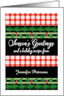 Personalized Christmas Recipe Card