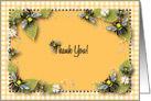 Thank You, Bee theme card