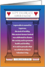 Holidays Lupercalia Feb. 15th Roman Columns card