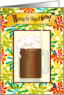 Nat. Root Beer Float Day, Aug. 6 card