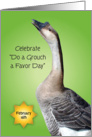 Do a Grouch a Favor Day, Feb. 16th card