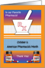 American Pharmacists Month, October card