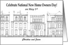 Custom Name Nat. New Home Owners Day, May 1st card