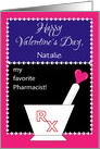 Custom Name, Pharmacist for Valentine’s Day card