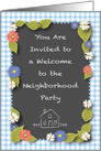 Invitation to Welcome to the Neighborhood Party card