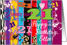Birthday for Ellie, 21 card