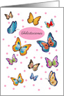 Congratulations, Quinceanera, Butterflies card