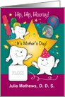 Custom Mother’s Day for Dentist, Teeth, Star card