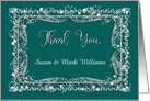 Custom Name Thank You to Bride’s Parents card