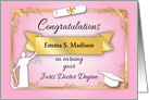 Custom Congratulations for Juris Doctor Degree, Lady card