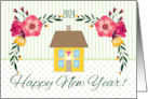 2024 Happy New Year Primitive Design card