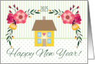 2025 Happy New Year Primitive Design card