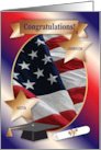 Custom Congratulations Graduation Military Enlisting card