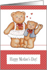 Bears Mother’s Day Hearts card