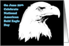 National American Bald Eagle Day June 20th card