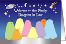 Welcome to Daughter in Law Alien Space Bug Stars card