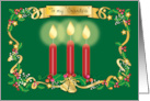 Christmas Like a Grandpa Candles Holly card