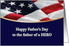 Father’s Day Fallen Soldier American Flag card