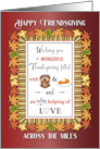 Across the Miles Friendsgiving Thanksgiving Turkey Pie card