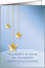 Gold Star Father’s Day November 9th Loss of Son card