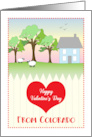 Valentine’s Day From Colorado Folk Art card