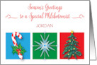 Custom Name Season’s Greetings Phlebotomist card