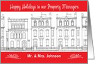 Custom Property Managers Happy Holidays card