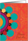 Happy Navratri Hindu Festival Celebration card