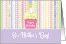 Birthday On Mother’s Day Cupcake Candle card