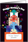 Custom Mother’s Day Like Sister To Me Presents card