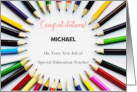 Custom Congratulations Special Education Teacher card