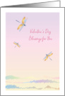 Dragonfly Theme Valentine’s Day card