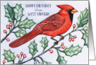 Birthday From West Virginia Cardinal card