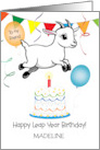 Custom Leap Year Birthday For Friend card