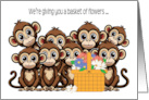 Cartoon Monkeys Mother’s Day card