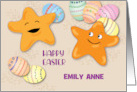Custom Name Easter Starfish card