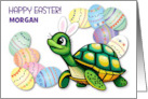 Custom Name Easter Turtle Eggs card