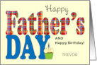 Custom Name Son’s Father’s Day and Birthday card