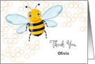 Custom Thank You Honey Bee card