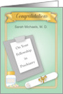 Custom Congratulations Fellowship In Psychiatry card