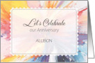 Custom Name Celebration Reunited With Friend card