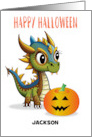 Custom Halloween Dragon Theme card