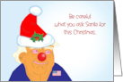 Political Cartoon Trump Christmas Humor card