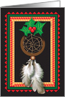 Christmas, Native American Dream Catcher card