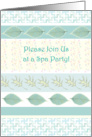 Invitations / To a Spa Party card