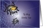 Father’s Day, to Birth Son, spiders card